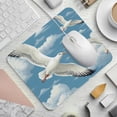 thumbnail image 2 of Seagull 8.3x9.8 Inch Square Printed Desk Mat Mouse Pad for Office and Gaming, Non-Slip Rubber Bottom, 2 of 6