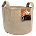 thumbnail image 2 of Hydrofarm Dirt Pot with Handle, 65 gallon, Tan, 2 of 2