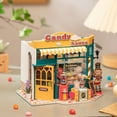 thumbnail image 4 of Kit de Maison Miniature DIY Rainbow Candy House 3D Puzzle Rolife DG158, 4 of 5