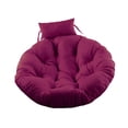 thumbnail image 2 of Cojín para silla colgante, cojín redondo suave para suelo, cojín para asiento, silla tipo huevo Violeta, 2 of 9