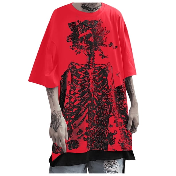 Playeras De Compresión Para Hombre, Conjunto De Dos Piezas De Camiseta Y Pantalones Cortos De Manga Corta Con Estampado Completo Para Hombre, Camisa Estampada Y Pantalón Corto.