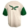 thumbnail image 3 of Men's-Fanatics  Cream Philadelphia Eagles Vintage Full-Button Short Sleeve Top, 3 of 3