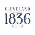 thumbnail image 3 of Cleveland, Ohio, Established Date (Blue) (100% Cotton Canvas Reusable Tote Bag), 3 of 3