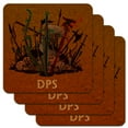 thumbnail image 1 of DPS Damage Per Second RPG MMORPG Class Role Playing Game Low Profile Novelty Cork Coaster Set, 1 of 1