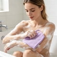 thumbnail image 4 of Btomtd Stretchy Stretchable Frosted Bath Towel Nylon Back Exfoliating Cloth Household Bath Towel, 4 of 6