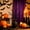 🌻 Black#308, variant on Black Artificial Norfolk Pine Branch Stems-Flexible Plastic Halloween Decor Plants for Vases, Dark Themed Home and Party Decorations