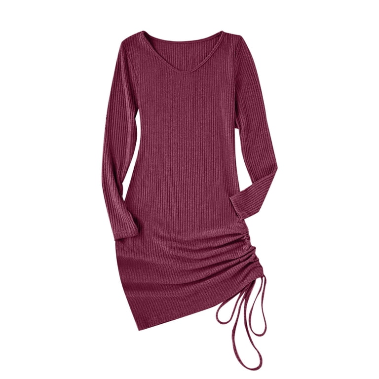 ladies christmas sweater dress Tipsy Elves' Women's Gaudy Garland Cardigan Sweater Dress