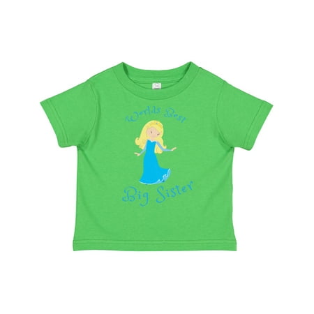 

Inktastic World s Best Big Sister Gift Toddler Toddler Girl T-Shirt