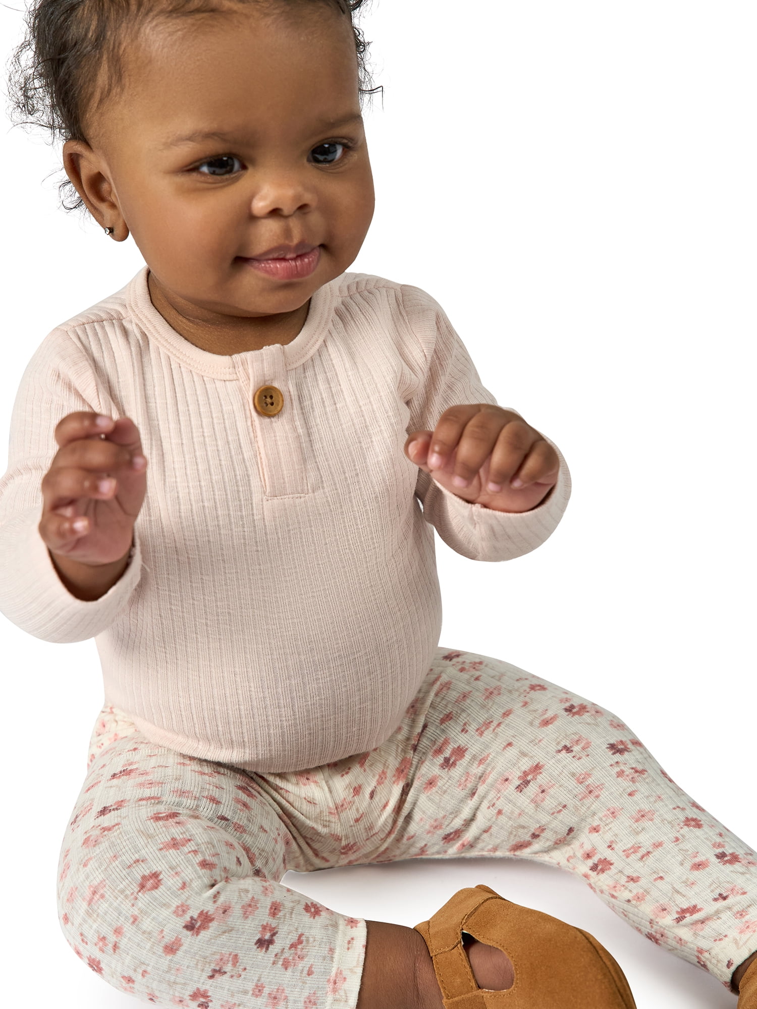 Modern Moments by Gerber Gender Neutral 3-Piece Outfit Set, Sizes 0/3 Months - 24 Months