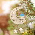 thumbnail image 2 of Gigicloud Ramadan Kareem Wooden Moon Hanging Ornaments with Cord Eid Al-fitr Ramadan Mubarak Eid Hanging Ornament for Party Festival Home Decoration E, 2 of 9