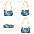 thumbnail image 7 of FORMRS Womens Shoulder Bag with Chain Strap Clutch Purse Cute Tote Handbag, Floral Moon, 7 of 7