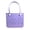 Purple, variant on EVA Beach Tote Bag for Women, Waterproof Rubber Pool Bag, Washable Large Travel Tote for Gym, Boat & Shower (Baby Pink)