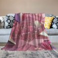 thumbnail image 2 of Orinice Diamond Ring Theme Warm Lightweight Soft Fleece Blanket for All Seasons - Decorative Throw Blanket for Living Rooms, Sofa, Office - Multiple Sizes Available 50x60in, 2 of 6