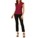 thumbnail image 2 of BLUSA BÁSICA SIN MANGAS DE V CUELLO PARA MUJERES INSPIRAR CHIC TALLA XL ROJA, 2 of 7