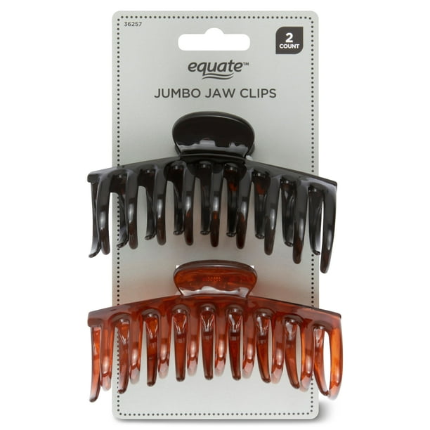 Equate Jumbo Jaw Clips, 2 Count