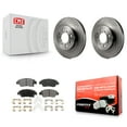 thumbnail image 1 of Transit Auto Front Disc Brake Rotors and Semi-Metallic Pads Kit for Car Honda Fit Civic del Sol K8F-100256, 1 of 11