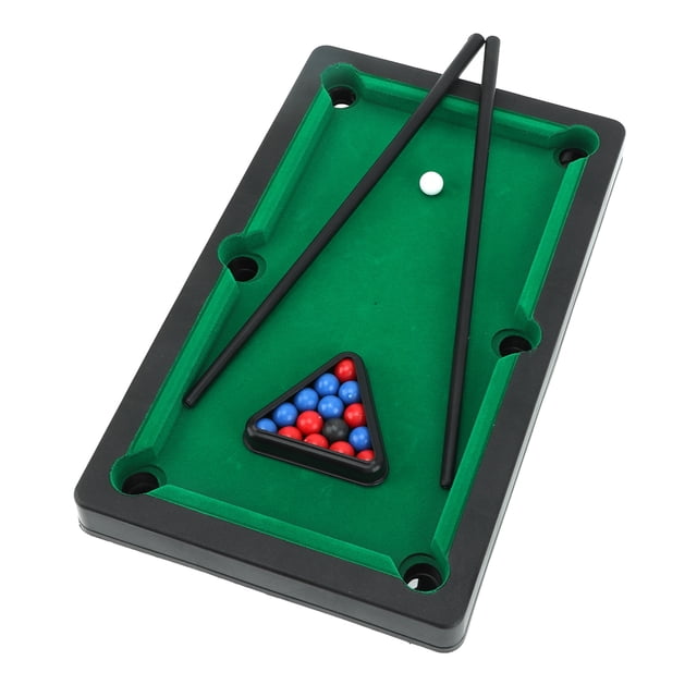 Miniature Pool Table, Simulation Miniature Pool Game Set Interactive Sturdy Compact Hand Eye Coordination Interesting Decorative For Office