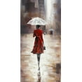 thumbnail image 3 of Quiet walk in the rain - Toile 24"x48 Pouces - Impression à la Demande, 3 of 5