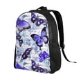 thumbnail image 2 of Wukai Butterflies Travel Laptop Backpack - Waterproof, Anti-Theft, Slim and Sturdy College & Business Backpack, 2 of 7