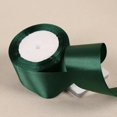thumbnail image 1 of Stain Wrap Ribbon, Christmas Day Decorative Ribbon 6mm 10mm 15mm 20mm 25mm 40mm 50mm Silk Satin Ribbons Christmas Wedding Party Decoration Gift Wrapping Wine Red Ribbons(Dark Green,20mm), 1 of 1