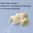 thumbnail image 5 of Xinyat Cloud Water Thermometer Blue, Kid Digital Floating Water Thermometer for Tub, Digital Temperature Gauge with Display & Fast Readings, Great for Baby Bath, 5 of 9