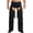 Black, variant on Aiihoo Adults Men Women Western Cowboy Pants Layered Fringe Western Motorcycle Pants Raves for Carnival Dark Brown M
