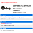thumbnail image 2 of Expansion Plug Kit - Compatible with 2007 - 2018 Mercedes-Benz CLS550 2008 2009 2010 2011 2012 2013 2014 2015 2016 2017, 2 of 2
