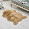 thumbnail image 1 of Autumn Faux Wool Area Rug (60x90cm) - Soft Living Room Carpet Mat, Non-Slip Bedroom Floor Decor, 1 of 9