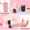 thumbnail image 5 of 2 Pcs Étui de Transport pour Éponge de Maquillage Forme de Chat Support de Voyage pour Mélangeur Sac de Transport Réutilisable Lavable, 5 of 5