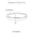 thumbnail image 5 of FindChic Waterproof Ankle Bracelets for Women, Silver Anklets Stainless Steel Layered Summer Foot Chain Birthday Mothers Day Jewelry Gifts Mom Wife Her Adults Age Ideas, 5 of 9