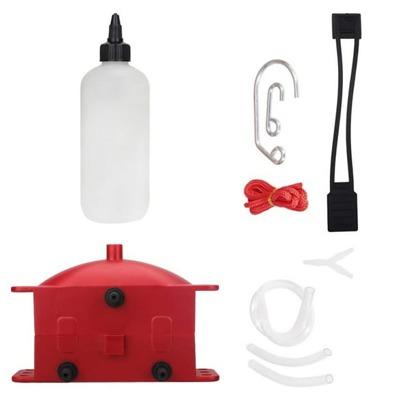 Motorcycle Chain Cleaning Kit Chains Clean Link Gear Link Lube Device Maintenance Lubricating Tool Fit All Model for Motorbike Red