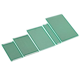 5 Stück FR4 Streifenrasterplatine – 7 X 9 Cm, Einseitig, 2,54 Mm Raster, 1,0 Mm Löcher – Für Experimente & Prototypen