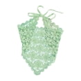 thumbnail image 3 of VJGBEGW Crochet Hair Bandanas Women Floral Hair Scarf Tie Back Bandana Headband Color #17, 3 of 3