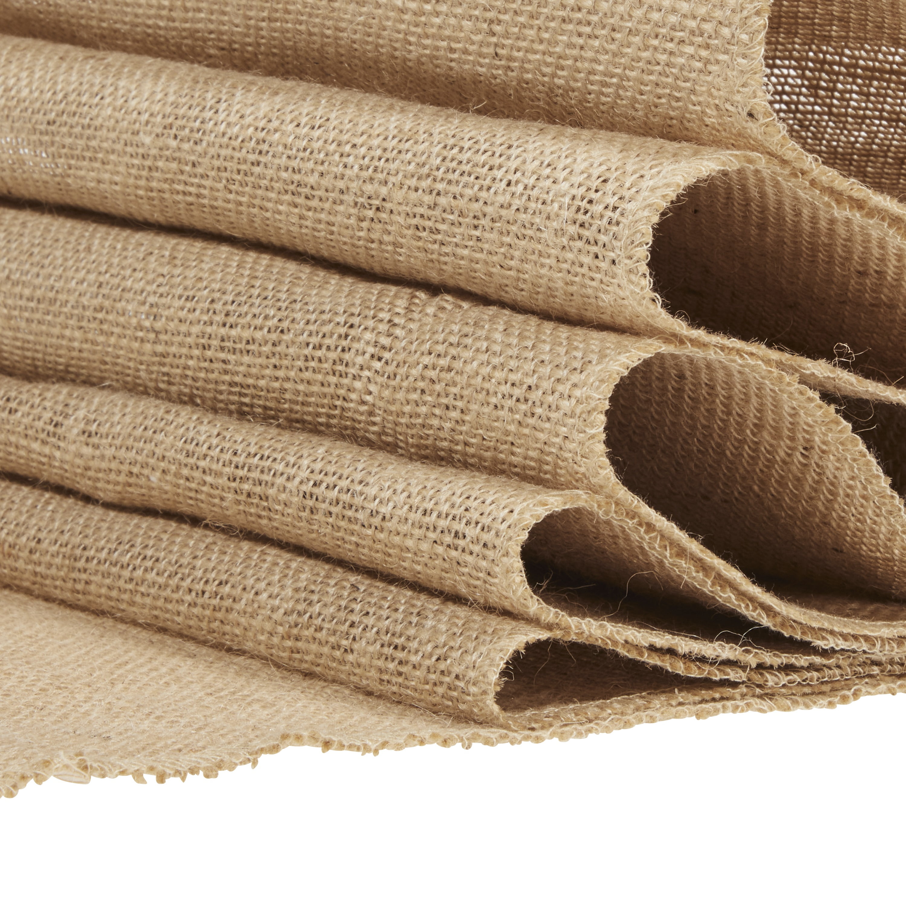 Love, Laugh, Craft Natural Jute Burlap Table Runner Roll, Ribbons, 12"W x 3-Yards