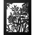 thumbnail image 2 of PI Studio 19x24 Black Modern Framed Museum Art Print Titled - Monochrome Foliage II, 2 of 5