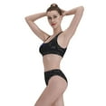 thumbnail image 6 of Picia Mathematica Science Women's High Waisted Bikini Scoop Neck Swimsuit Two Pieces Bathing Suit-Small, 6 of 8