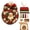 #01-Santa Claus, variant on KRONDO Christmas Patchwork Ornament DIY Kit, 5.9" Fabric Craft Set for Holiday Tree, Mantel & Gift Display
