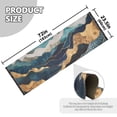 thumbnail image 5 of Yayeee Runner Rug for Bedroom 2'x6' Machine Washable Hallway Non Slip Mat, Green Mountains, 5 of 8