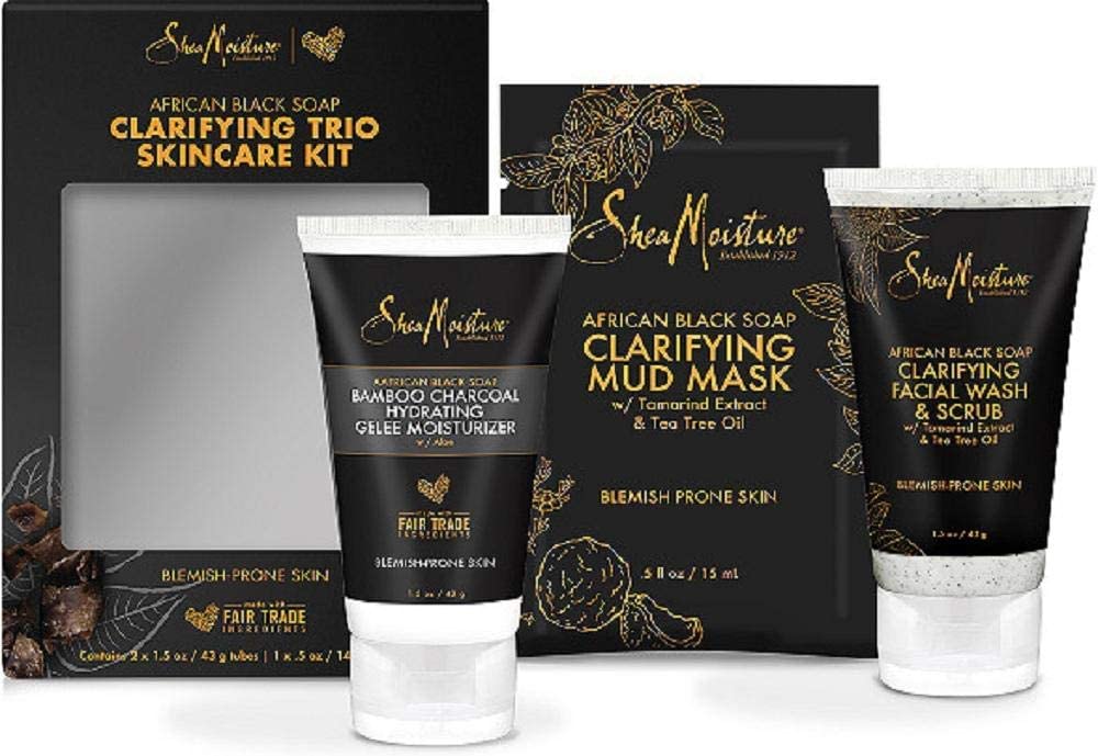shea moisture clarifying facial system