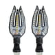 thumbnail image 3 of DIRECCIONAL DELANTERA/TRASERA TRIDENTE AZUL CON LUZ CUARTO LED SET 12V, 3 of 4