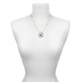 thumbnail image 3 of Delight Jewelry Silvertone Volleyball - ''Spike It'' Joy Ring Charm Necklace, 18", 3 of 4