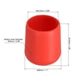 thumbnail image 2 of 4 Pcs Silicone Fishing Rod Butt Cushion Protector Cap, Small, Red, 2 of 6