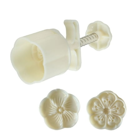 

KUFptva Dessert Molds Pastries Molding Cake Pressing Molds Peach Flower Shape ABS Texture Dessert Tool for Professional People