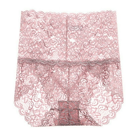 

Qingsaizhen Women Underwear Sexy Underwear Slim Delicate Easy-cleaning Lace Panties for Gift