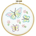thumbnail image 2 of Jack Dempsey Hoop Kit 6" Fluttering Butterflies, 2 of 2