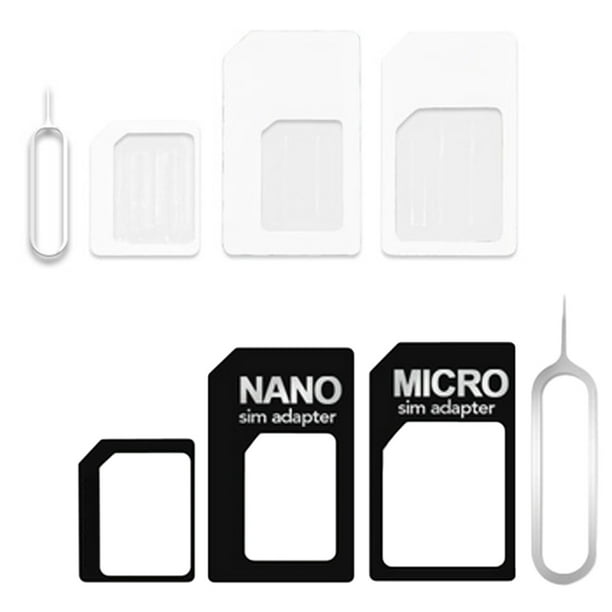 4 in 1 Convert Nano SIM to Micro Standard Adapter For iPhone for Samsung 4G LTE USB Wireless Router Walmart.com