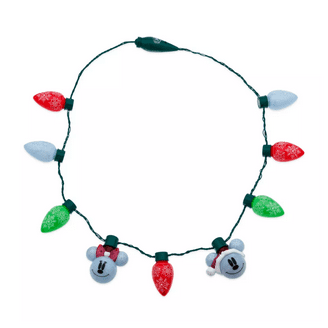 Disney Parks Mickey Mouse Halloween Glow Necklace New with Tags