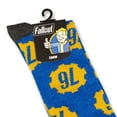 thumbnail image 4 of Fallout Collectibles | Blue & Yellow Crew Socks | BIOWORLD Fallout collection, 4 of 7