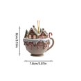 thumbnail image 5 of Barsme Snowy Christmas Cabin Christmas Hanging Ornament,Vintage Warm and Cozy Christmas House Hanging Ornament, Festive Tree Decoration For Bedroom Hallway Patio And Holiday Party Display, 5 of 5