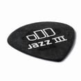 thumbnail image 3 of Dunlop Tortex Pitch Black Jazz Guitar Picks 1 Dozen .60 mm, 3 of 3